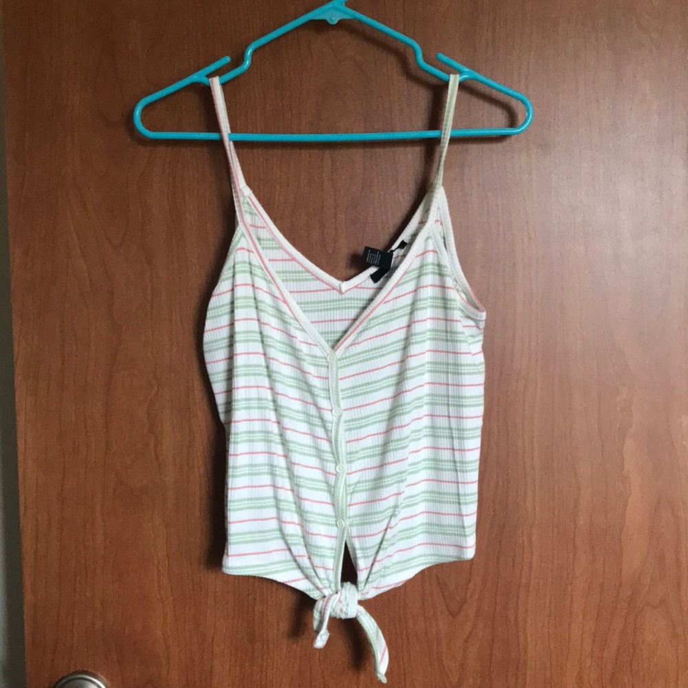 Forever21 stripped crop top